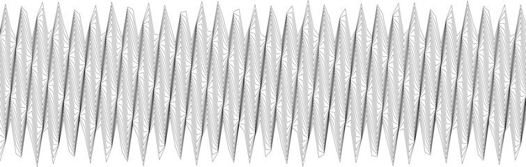 Poster - Geometric wave pattern design for abstract art and interior decor.