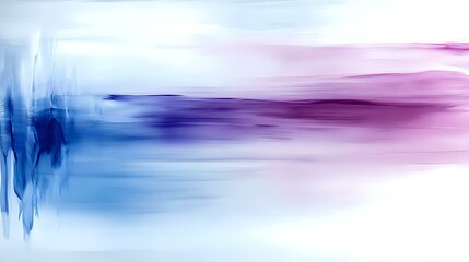 Poster - Abstract watercolor background with flowing blue and purple gradient tones creating ethereal atmospheric effect, soft blending from cool to warm hues across white surface.