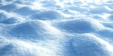 Poster - Beautiful Winter Snow Texture Background Image High Resolution Cold Season Nature Photography Snowy Landscape White Drifts Fresh Powder Soft