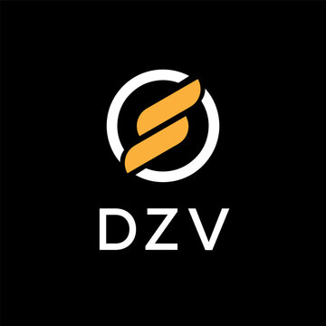 DZV creative minimalist letter logo.	