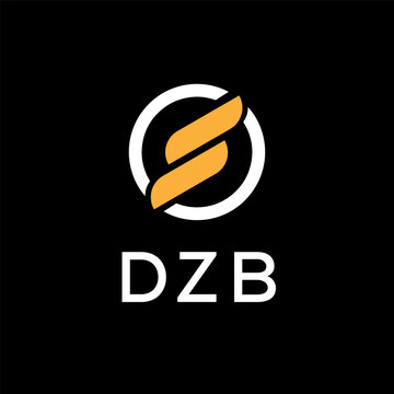 DZB creative minimalist letter logo.	