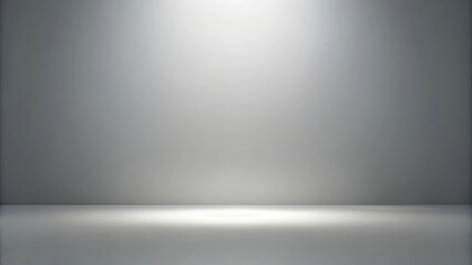 Aufkleber - Simple Grey Studio Backdrop with Subtle Lighting for Product Photography