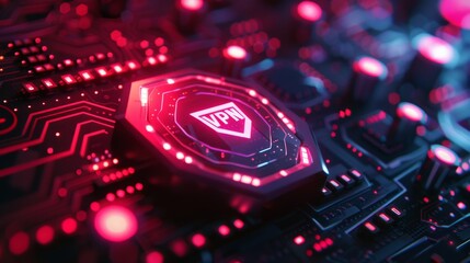 Poster - Secure online activities with AI-driven protection and VPN technology for enhanced internet security