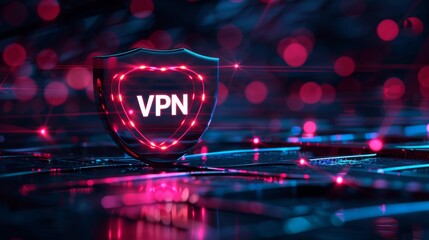 Poster - Enhancing online security with a virtual private network shield in a digital environment