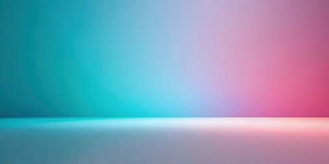 Aufkleber - Abstract Teal and Pink Gradient Background for Design Projects