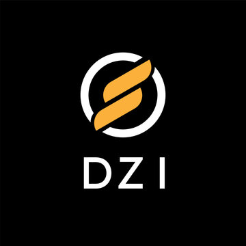 DZI creative minimalist letter logo.	