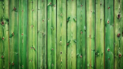 Poster - Vibrant Green Wooden Planks Background Texture for Design Projects