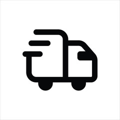 Wall Mural - icon for monitoring the delivery process.