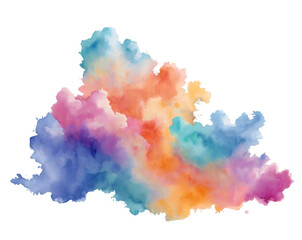 Poster - Delicate Watercolor Hues, A Dreamy Abstract Cloudscape of Pastel Tones Ideal for Artistic Backdrops and Creative Projects, Evoking Serenity and Subtle Beauty, Perfect for Adding a Touch of Elegance