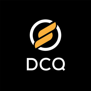 DCQ creative minimalist letter logo.	