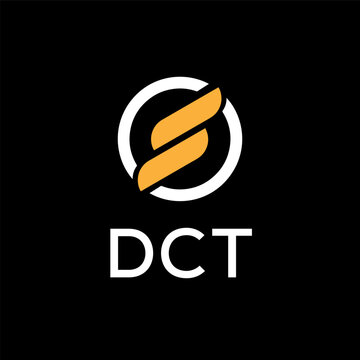 DCT creative minimalist letter logo.	