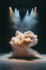 Aufkleber - Ethereal Perfume Day Revelation Cinematic Cloud Explosion in Luxury Stage Design - Immersive Sensory Marketing for Premium Fragrance Launches
