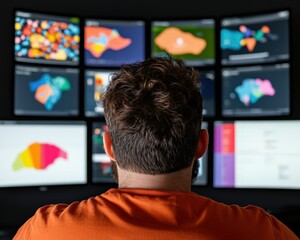 Poster - Immersive Data Visualization Next-Gen Analytics Dashboard for Digital Workspace Optimization - Cutting-Edge Professional Workflow Transformation