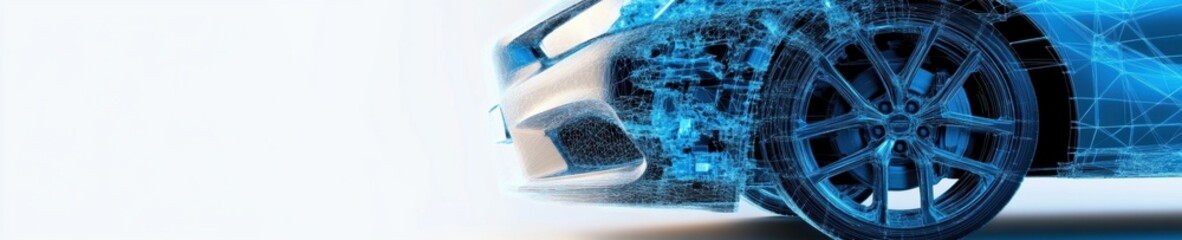 Poster - Quantum Automotive Diagnostics Cutting-Edge Predictive Maintenance Visualization with Holographic Wireframe Technology for Next-Gen Vehicle Intelligence