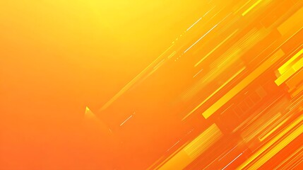 Fototapete - Abstract Orange and Yellow Dynamic Lines Background Design