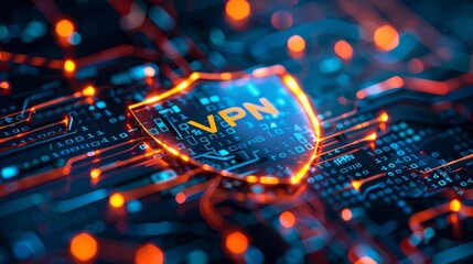Poster - Enhancing online security through advanced ai technology with a focus on vpn and protective measures