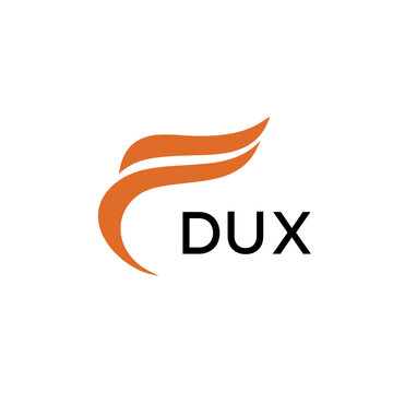 DUX creative minimalist letter logo.	