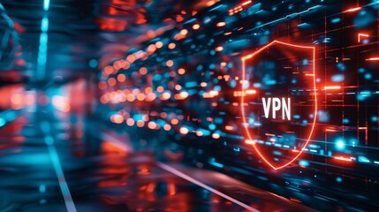 Poster - Exploring the dynamic world of online security through VPN technology and digital protection