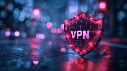 Poster - Secure your online presence with virtual private network technology for enhanced internet safety