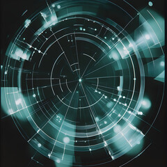 Intricate X-ray Diffraction Pattern Revealing Atomic Structure of Crystals for Material Analysis