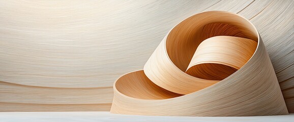 Poster - Abstract Wood Forms