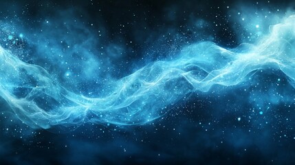 Wall Mural - a blue and black background with a lot of stars