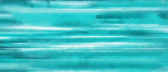 Poster - Vibrant abstract background featuring soft turquoise and white tones with a flowing texture, creating a calming visual experience for viewers