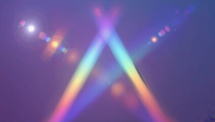 Poster - colorful light rays create an abstract background with vibrant hues and soft gradients
