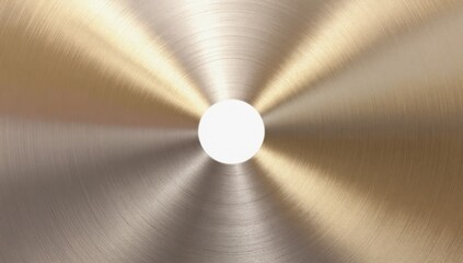 Poster - abstract metallic design with a bright center creating an enticing visual effect