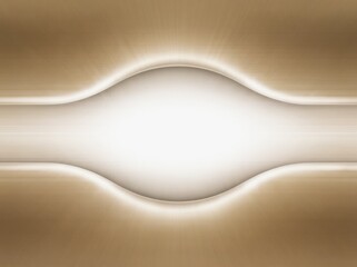 Poster - abstract design featuring smooth curves and a luminous center with a warm color palette creating an 