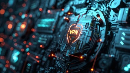 Poster - Understanding online security through VPN technology in modern digital landscapes