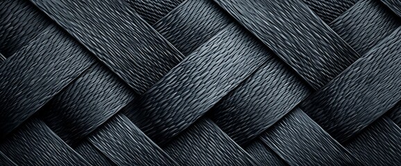Poster - Dark Woven Texture