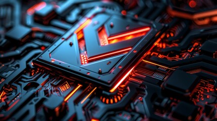 Poster - Innovative cyber security shield design showcasing advanced AI technology for enhancing online safety