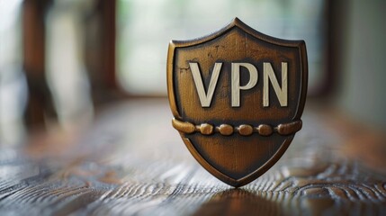Poster - Protecting your online privacy with a secure VPN shield for internet safety