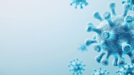 Poster - Close-up of stylized molecular structure details