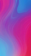 Fototapete - Vibrant pink and blue gradient creating abstract flowing shapes background