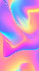 Poster - Colorful abstract background with smooth gradient creating a dreamy and vibrant atmosphere