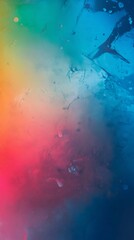 Poster - Colorful abstract background blending red, orange, yellow, green and blue