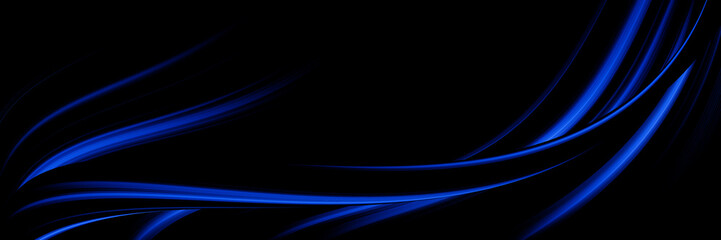 Poster - abstract blue and black are light pattern with the gradient is the with floor wall metal texture soft tech diagonal background black dark clean modern.
