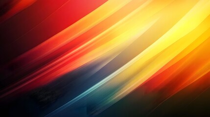 Poster - Colorful diagonal lines creating dynamic abstract background