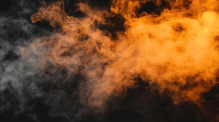 Poster - Perfect fire particles embers on background . Smoke fog misty texture, 32 k Resolution