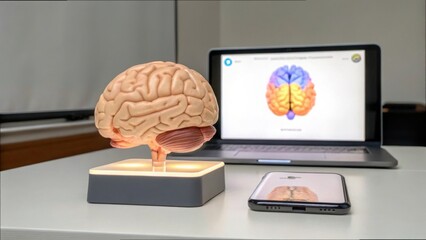 Poster - Educational 3D Model of Brain Projected from Smartphone Technology