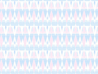 Aufkleber - Abstract Watercolor Pattern: A delicate watercolor pattern with a repeating design of pastel diamond shapes, blending soft pink and blue hues, creating a visually calming and artistic composition.