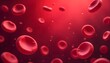 © Rama - A dynamic medical background banner featuring floating red blood cells in a vibrant, detailed design, symbolizing circulation, health, and medical science