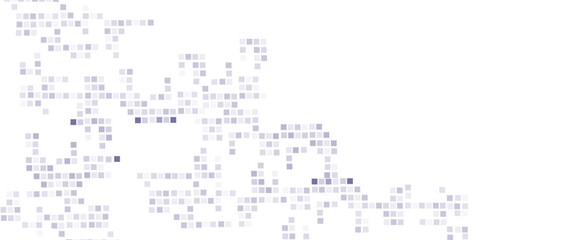 Poster - Vector squares soft blue technology pattern.