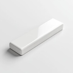 Poster - Minimalist White Bar on a White Surface: A Study in Simplicity and Form