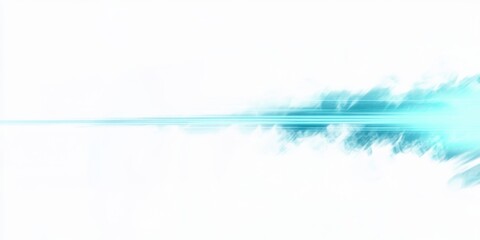 Poster - abstract blue laser beam: a vibrant abstract depiction of a powerful blue laser beam cutting through