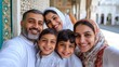 © Umianifaturosidah - A Heartwarming Portrait of a Loving Middle Eastern Family Enjoying Togetherness