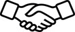 © SMZahid - hand shake vector icon