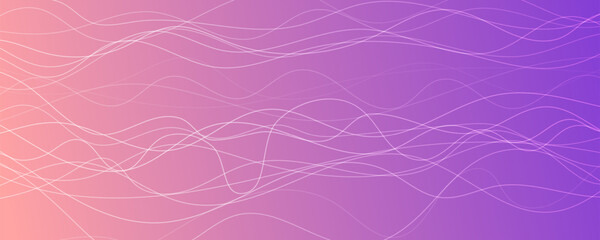Poster - Abstract gradient background with wave beams